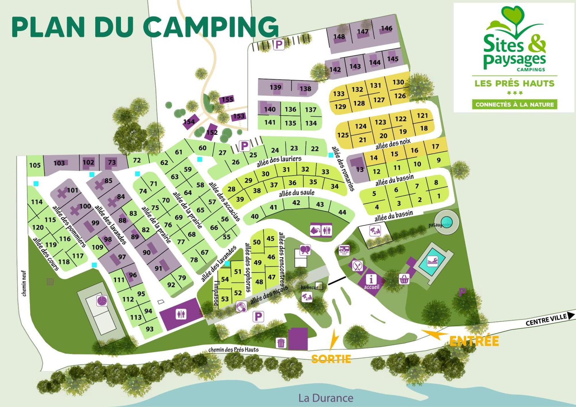 Camping Sites et Paysages Les Prés Hauts Sisteron Exterior foto